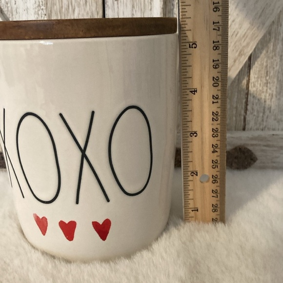 Rae Dunn XOXO Watercolor Hearts Baby Cellar - Picture 7 of 9